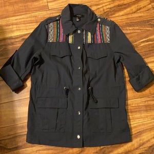 Forever 21 size Large Shirt Jacket Blue